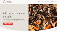 Desktop Screenshot of orsymphony.org
